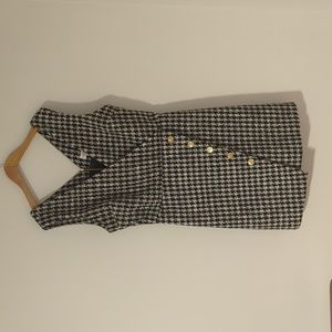 NWOT Apricot size 6 houndstooth tunic dress